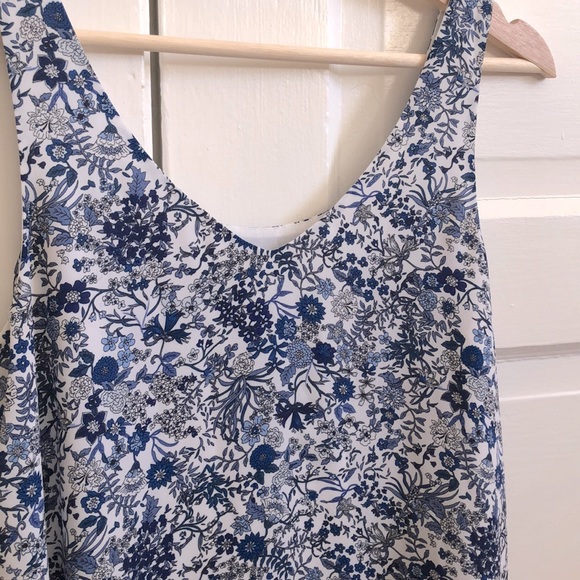 Floral Tank Top Blouse - Picture 1 of 6
